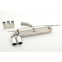 76mm Sport exhaust silencer Audi A3 8P FWD - ECE approval (971025T-X3-X)