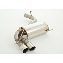 76mm Sport exhaust silencer Audi A3 8P Quattro - ECE approval (971032A-X3-X)