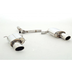 76mm Sport duplex exhaust Audi Q5 8R Quattro - ECE approval (971049TD-X3-X)