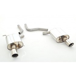 76mm Sport duplex exhaust Audi Q5 8R Quattro - ECE approval (971049VD-X3-X)