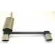 Izpušni sistemi Friedrich Motorsport Duplex Sport exhaust silencer Opel Vectra A - ECE approval (971103AVD-X) | race-shop.si