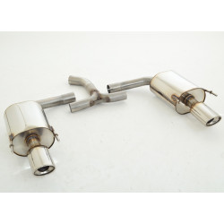 Duplex Sport exhaust silencer Opel Insignia - ECE approval (971121D-X)