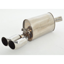 Sport exhaust silencer Opel Calibra Turbo - ECE approval (971126T-x)