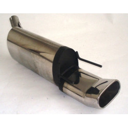 Sport exhaust silencer Opel Tigra - ECE approval (971133-x)