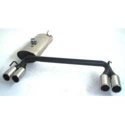 Duplex Sport exhaust silencer Opel Astra F - ECE approval (971146D-x)