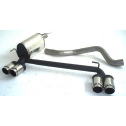 Duplex Sport exhaust silencer Opel Meriva A OPC - ECE approval (971172TD-x)