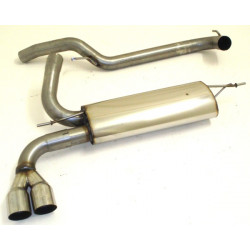 Sport exhaust silencer Ford Focus III DYB - ECE approval (971202-X)