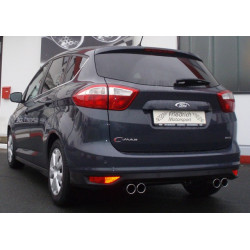 Duplex Sport exhaust silencer Ford C-Max DXA - ECE approval (971202CBD-X)