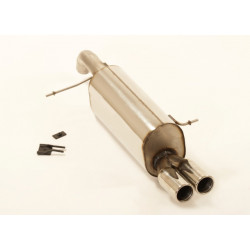 Sport exhaust silencer Ford Fiesta JA8 - ECE approval (971220-X)