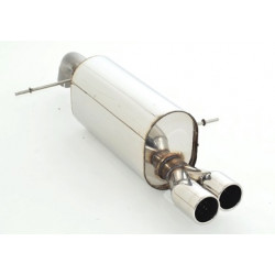Sport exhaust silencer Ford Fiesta JA8 - ECE approval (971220A-X)