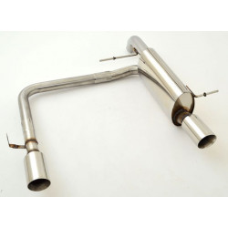 Duplex Sport exhaust silencer Ford Fiesta JA8 - ECE approval (971220D-X)
