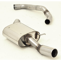 Sport exhaust silencer Ford Mondeo (BA7) - ECE approval (971226B-X)