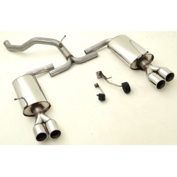 Duplex Sport exhaust silencer Ford Mondeo (BWY) - ECE approval (971230AD-X)