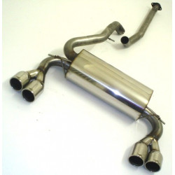 Duplex Sport exhaust silencer Ford Kuga - ECE approval (971234D-X)