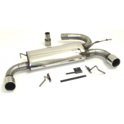 Duplex Sport exhaust silencer Mini R50 One / Cooper - ECE approval (971330D-x)