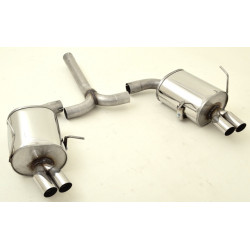Duplex Sport exhaust silencer Mini R53 Cooper S - ECE approval (971331AD-X)