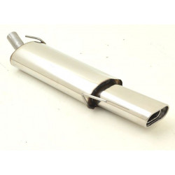 Sport exhaust silencer (stainless steel) - ECE approval (971400-x)