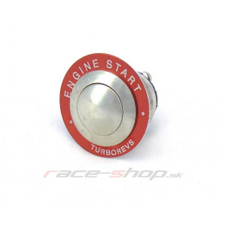 Gumbi in stikala za zagon Start button stainless steel - set | race-shop.si