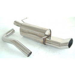 Sport exhaust silencer VW Polo 9N / 9N2 - ECE approval (971423-x)