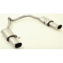 Duplex Sport exhaust silencer VW Golf VI Variant - ECE approval (971435D-X)