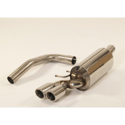 Sport exhaust silencer VW Polo 6R - ECE approval (971442-X)
