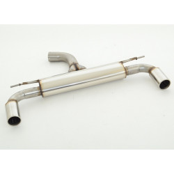 3"(76mm) Duplex Sport exhaust silencer VW Golf VII GTI - ECE approval (971450GD-X3-X)
