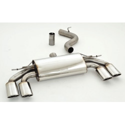 3"(76mm) Duplex Sport exhaust silencer VW Golf VII R - ECE approval (971450RD-X3-X)