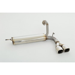Sport exhaust silencer Toyota Aygo II - ECE approval (972103-X)