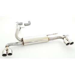 Duplex Sport exhaust silencer Mazda 3 (BK) Hatchback - ECE approval (972204D-x)