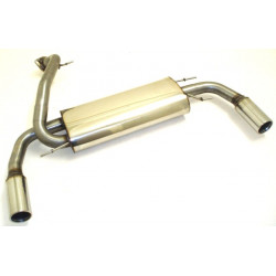 Duplex Sport exhaust silencer Mazda 3 (BL) Hatchback - ECE approval (972208D-X)