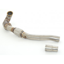 76mm Downpipe with Sport kat. (stainless steel) - ECE approval (981042S-X3-DPKAHJS)