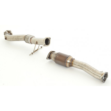 Focus II 76mm Downpipe with 200CPSI sport kat. Ford Focus II RS + RS 500 - ECE approval (981201AT-DPKAHJS) | race-shop.si