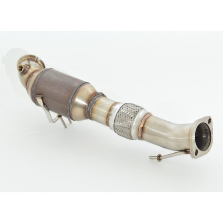Focus III 76mm Downpipe with 200CPSI sport kat. Ford Focus III DYB ST a Turnier DYB ST - ECE approval (981202T-DPKAHJS) | race-shop.si