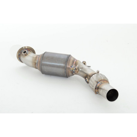 F20/ F21 76mm Stainless steel downpipe with sport kat. (200CPSI) - ECE approval (981365-X3-DPKAHJS) | race-shop.si