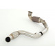 Mercedes 76mm Stainless steel downpipe with sport kat. (200CPSI) (981601T-DPKAHJS) | race-shop.si