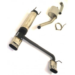Gr.A Duplex Exhaust Opel Omega B - ECE approval (991141-X)