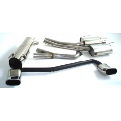 Gr.A Duplex Exhaust Opel Omega B - ECE approval (991157-X)