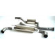 Izpušni sistemi Friedrich Motorsport 3"(76mm) Duplex Exhaust Ford Focus II RS + RS 500 - ECE approval (991201AT-X3-X) | race-shop.si