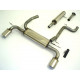 Izpušni sistemi Friedrich Motorsport Gr.A Duplex Exhaust Ford Focus II DA3/DB3 - ECE approval (991201B-X) | race-shop.si