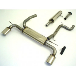 Gr.A Duplex Exhaust Ford Focus II DA3/DB3 - ECE approval (991201B-X)