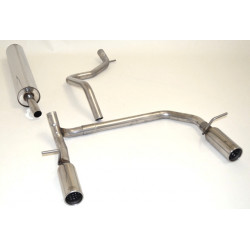 Duplex Sport Exhaust VW UP! - ECE approval (991410-X)