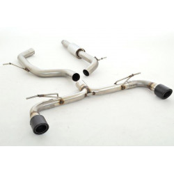 76mm Duplex exhaust system (stainless steel) - ECE approval (991450AG-X3-X)