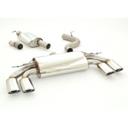 3"(76mm) Duplex Exhaust VW Golf VII R - ECE approval (991450R-X3-X)