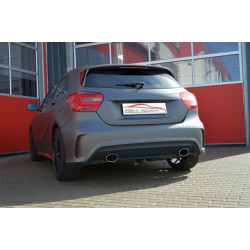 76mm Duplex exhaust system Mercedes W176 A-Klasse FWD - ECE approval (991600T-X3-X)