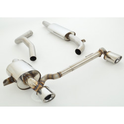 3"(76mm) Duplex Exhaust Renault Megane III - ECE approval (991911-X3-X)