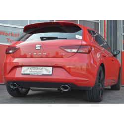 76mm Duplex Exhaust Seat Leon 5F inkl. FR a SC - ECE approval (992750AD-X3-X)