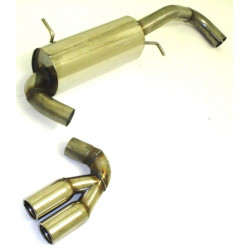 Sport exhaust silencer VW Lupo GTI - ECE approval (M971417G-X)