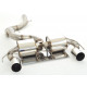 Izpušni sistemi Friedrich Motorsport 90mm Sport duplex exhaust (stainless steel) - ECE approval (661106TD-X) | race-shop.si