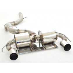 90mm Sport duplex exhaust (stainless steel) - ECE approval (661106TD-X)
