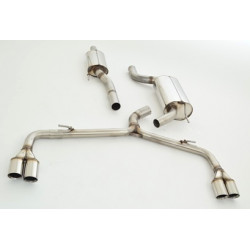 70mm Duplex Exhaust KIA Cee d a Pro Cee d GT (JD) - ECE approval (880515BTD-X)